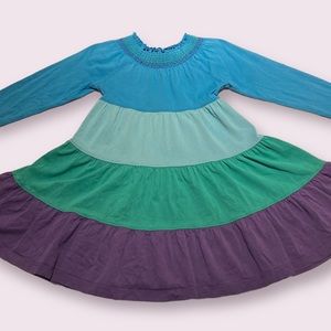 2/$15 Hanna Andersson 100cm size 4 twirl dress color block